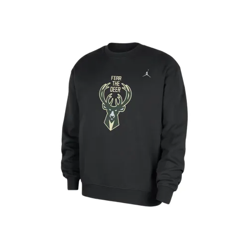 Свитшот Jordan Milwaukee Bucks Мужской