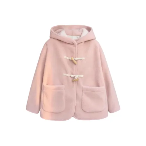 TSKIU Розовый Женский пуховик