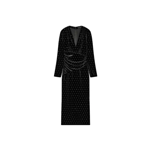 ZARA Collaboration Длинное платье с длинными рукавами женское