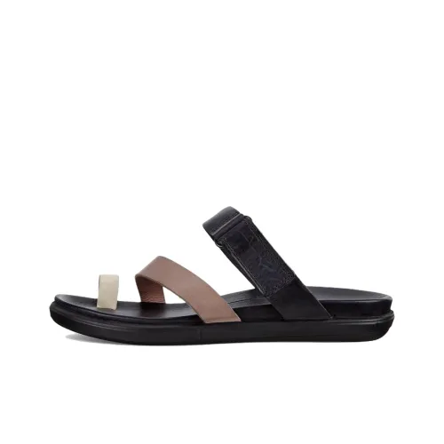 Ecco Устойчивые к истиранию шлепанцы женские черные коричневые