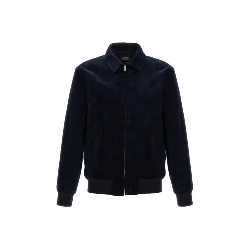 A.P.C. Joint Paragraph Синий Мужской Куртки