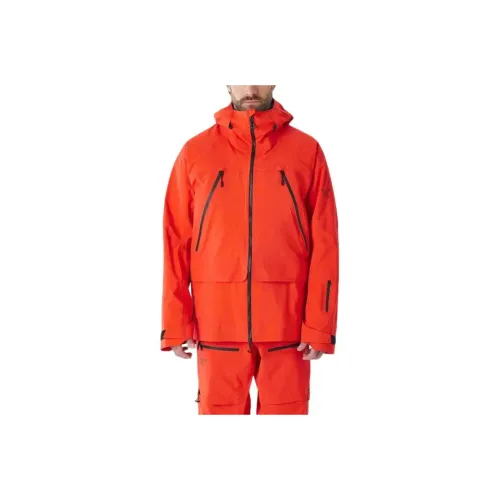 DECATHLON Ярко-красный Мужская лыжная куртка