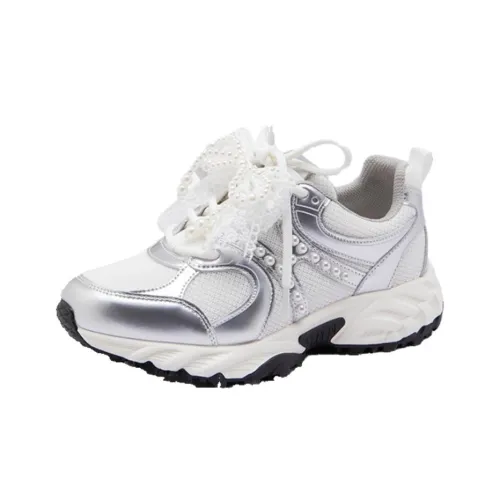 Барби Амортизация Дышащий Увеличение Высоты Низкий Топ Толстая Подошва Женские Кроссовки