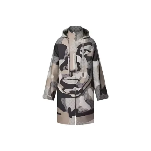 LOUIS VUITTON PARKA Пальто Мужское Минеральный Серый
