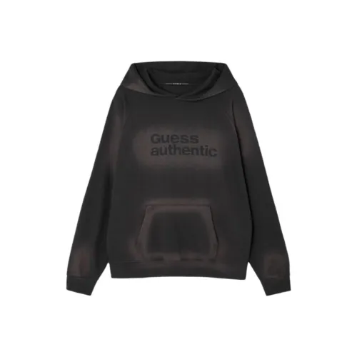 GUESS Свитшоты унисекс угольно-серого цвета