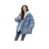 Белая шляпа, синий