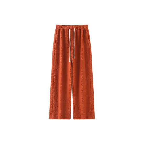 MIIOW Рельефный бархат широкие брюки женские