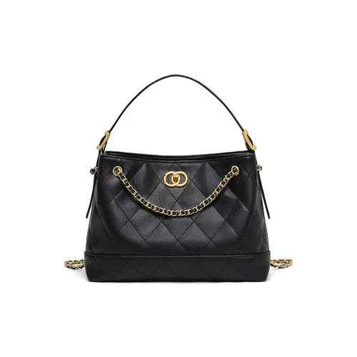 VINEY Корова Кожа Сумка Стандартная Женская Черная