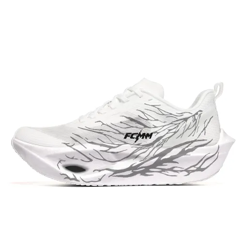 FCMM Rebound And Дышащий Низкий Топ Детские Беговые Кроссовки Plain White Аргенти