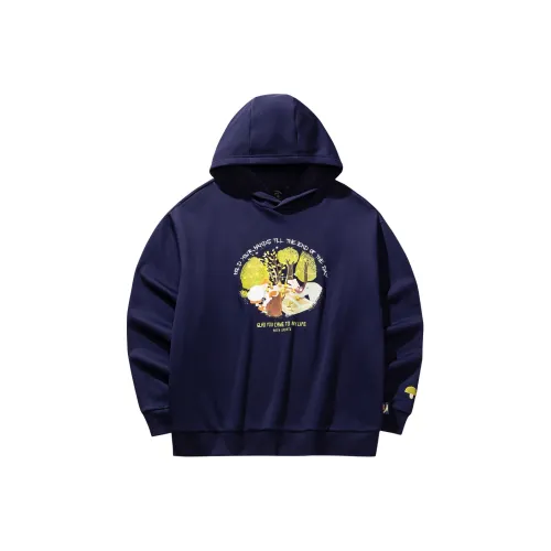 Anta Cyan Dark Blue 3 Unisex Свитшоты