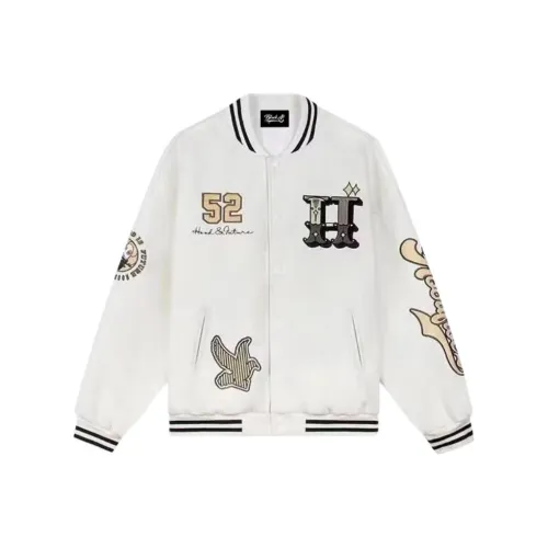 BLACK AT Белый Унисекс Куртки