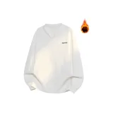 Белый с флисовой подкладкой