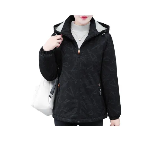 The Temptation Of The Muse Воротник-стойка Хлопковый пуховик Женский