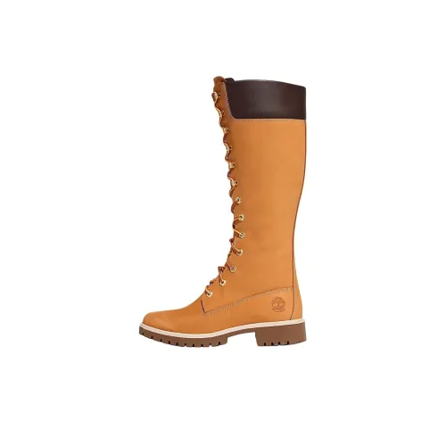 Timberland PREMIUM высокие сапоги на щиколотку женские коричневые