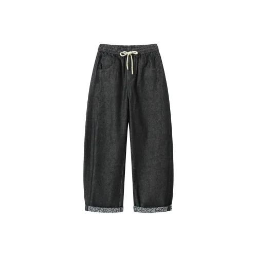 DOH STORE Черные Унисекс Джинсы