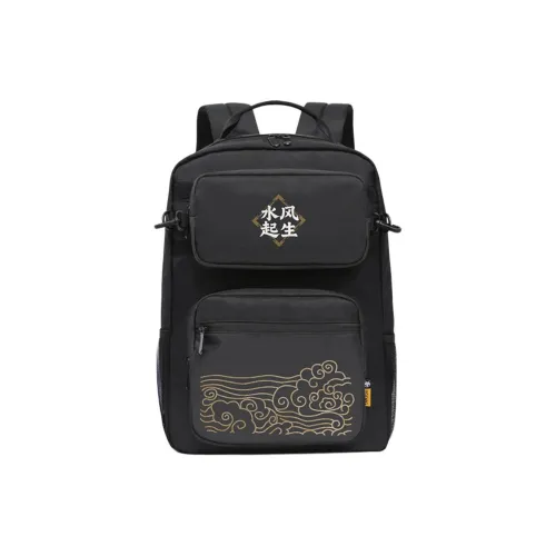 ElevethSign Полиэстер Рюкзак Большой Унисекс Черный Серый