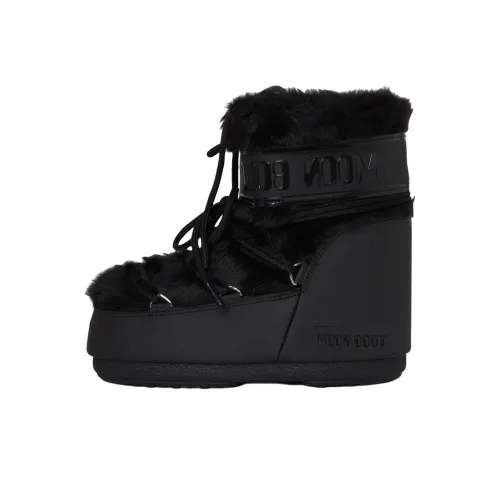 MOON BOOT Короткие Сноубутсы Женские Черные