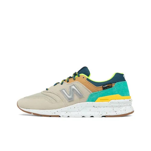 New Balance NB 997 Low Топ Беговые кроссовки Мужской Серый Синий Желтый