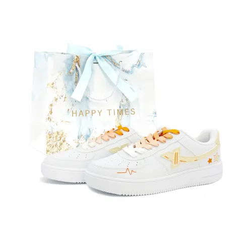 XTEP Air Force One Slip-resistant Abrasion-resistant Low Top Skateboard Shoes Unisex XTEP Air Force One Противоскользящие Аbrasion-resistant Низкие Кроссовки для скейтбординга Унисекс