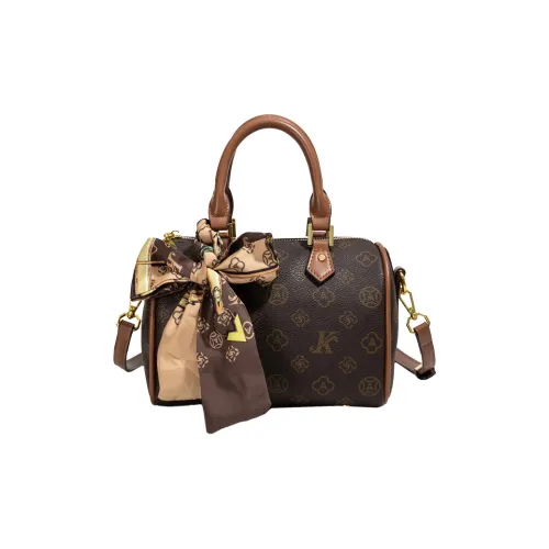 Boniu ПУ (полиуретан) Бостон Сумка через плечо Сумка Сумка Обычная Женская Кофейная и Коричневая