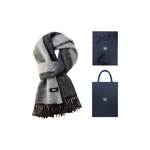 Шарфы из овечьей шерсти HLA Sheep Wool Knit Унисекс