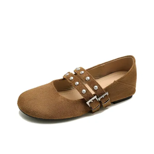 Lan Miao Грубый каблук Мэри Джейн Туфли Женские