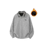 Белый Серый [Утолщенный и с флисовой подкладкой, улучшенный]