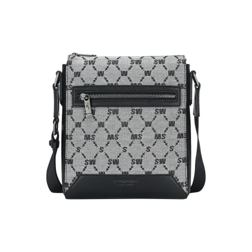 SEPTWOLVES Сумка через плечо Стандартная Мужская Черная