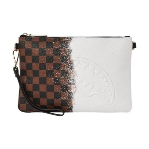 SPRAYGROUND Shark Mouth Pattern Clutch Unisex Multicolor