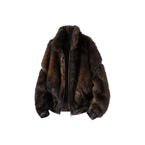 MARK WAFFLE Бархат Feel Пальто Унисекс