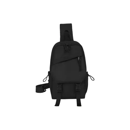 SMVP Nylon Sling Bag Standard Men's Black Blue SMVP Нейлоновая сумка через плечо стандартная мужская черная синяя