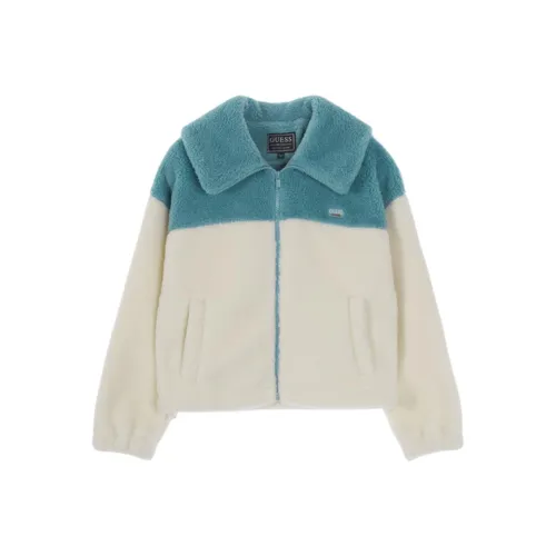 GUESS Blue Women's Velvet Jackets GUESS Синий Женские Бархатные Куртки