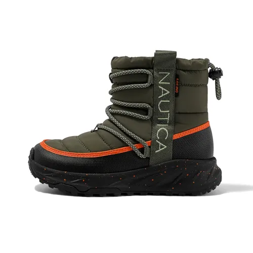 NAUTICA Высокие детские зимние сапоги армейского зеленого цвета для подростков