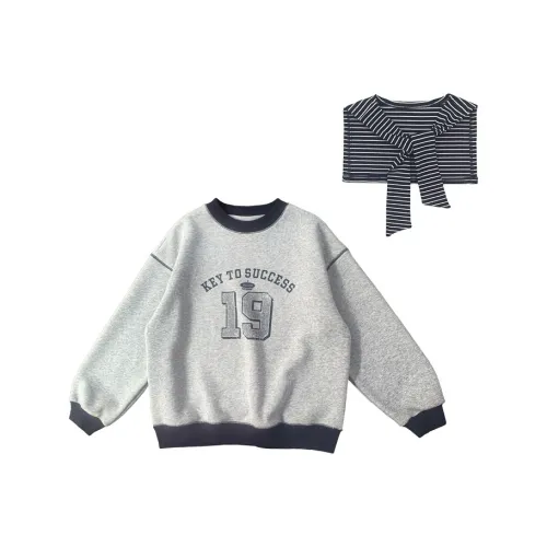 ABDT Серый Синий KIDS Свитшоты