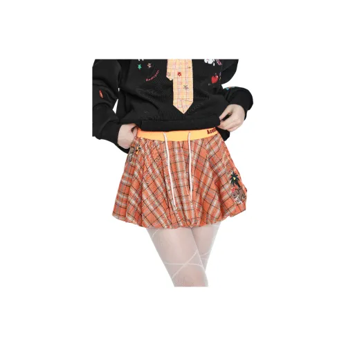 NICEAMOLA Orange Юбка Женские Свитшоты