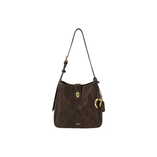 PAYOT Синтетическая кожа Кленовый Осенний зеленый Плечевая сумка Стандартная Женская Кофе Тепло-коричневый