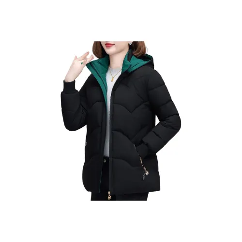 The Temptation Of The Muse С капюшоном Хлопковый пуховик Женские