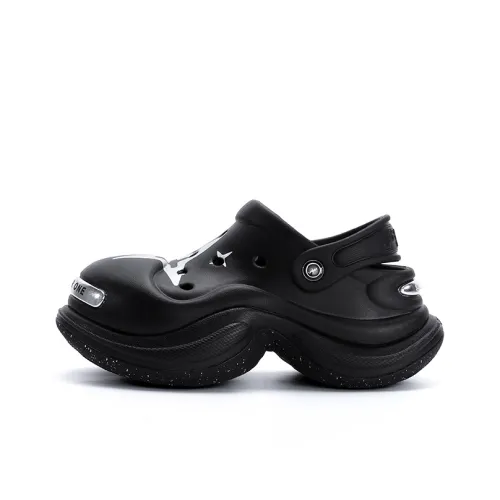 Nam Po Wan x Ouder Песочный Искренний Лето Сабо Женские Черный