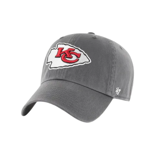 Кепки '47 из хлопковой саржи унисекс серого цвета