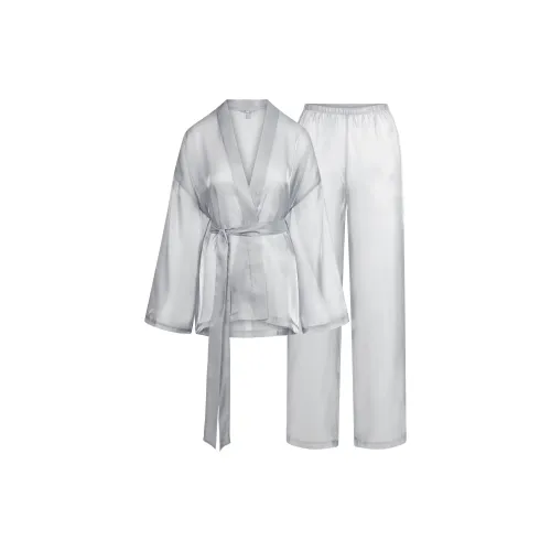 SKIMS Fw25 Ткани вязаные SHINE SKIMPY Арочный Тедди Комплект пижам Женские