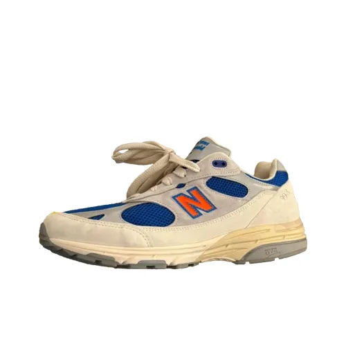 Kith x New Balance NB 993 Беговые кроссовки Унисекс Бежевый