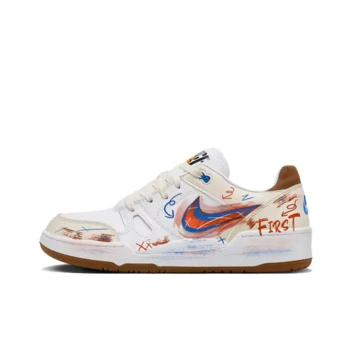 Nike Full Force Low Кроссовки для скейтбординга Мужские Коричневый Белый Коричневый