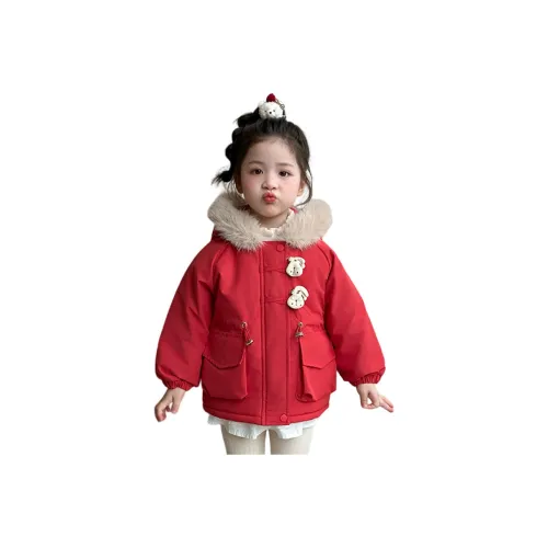 GOYN PARKA Пальто Зимнее Красное Детское