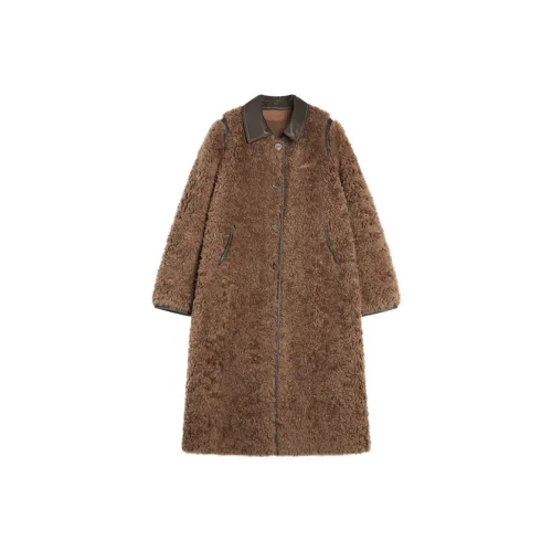 ELLE Кофе Женские Бархатные Куртки