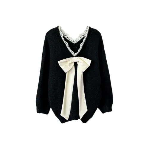 VENICEW Черный с VN Бренд Наклейка Женские Трикотаж