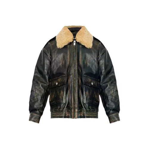 Misbhv Черные Мужские Кожаные Куртки