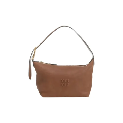 MIU MIU Nappa Sheepskin One Shoulder Bag Женская Цвет Дуб Коричневый