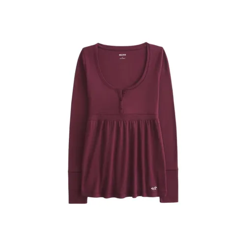 Hollister Red Женские T-рубашки