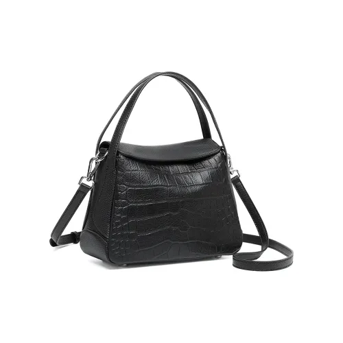 Bullrun Сумка из крупнозернистой текстуры коровьей кожи стандартная женская многоцветная