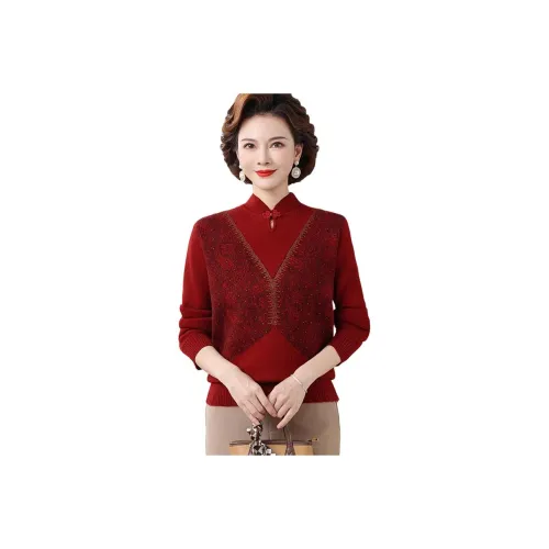 SHUHAOBAI Женские Средний Aged Пожилой Топы